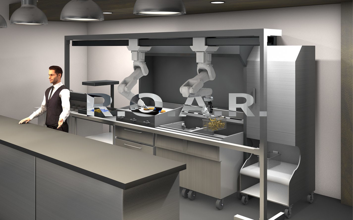 Miso Robotics Reimagines Kitchen Automation with Robotic Kitchen Assistant on a Rail